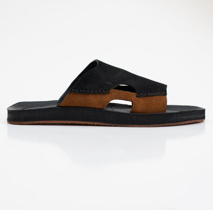 FERRARI - Black | Leather Sandal