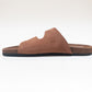 Suede Sandal - Dark Chocolate