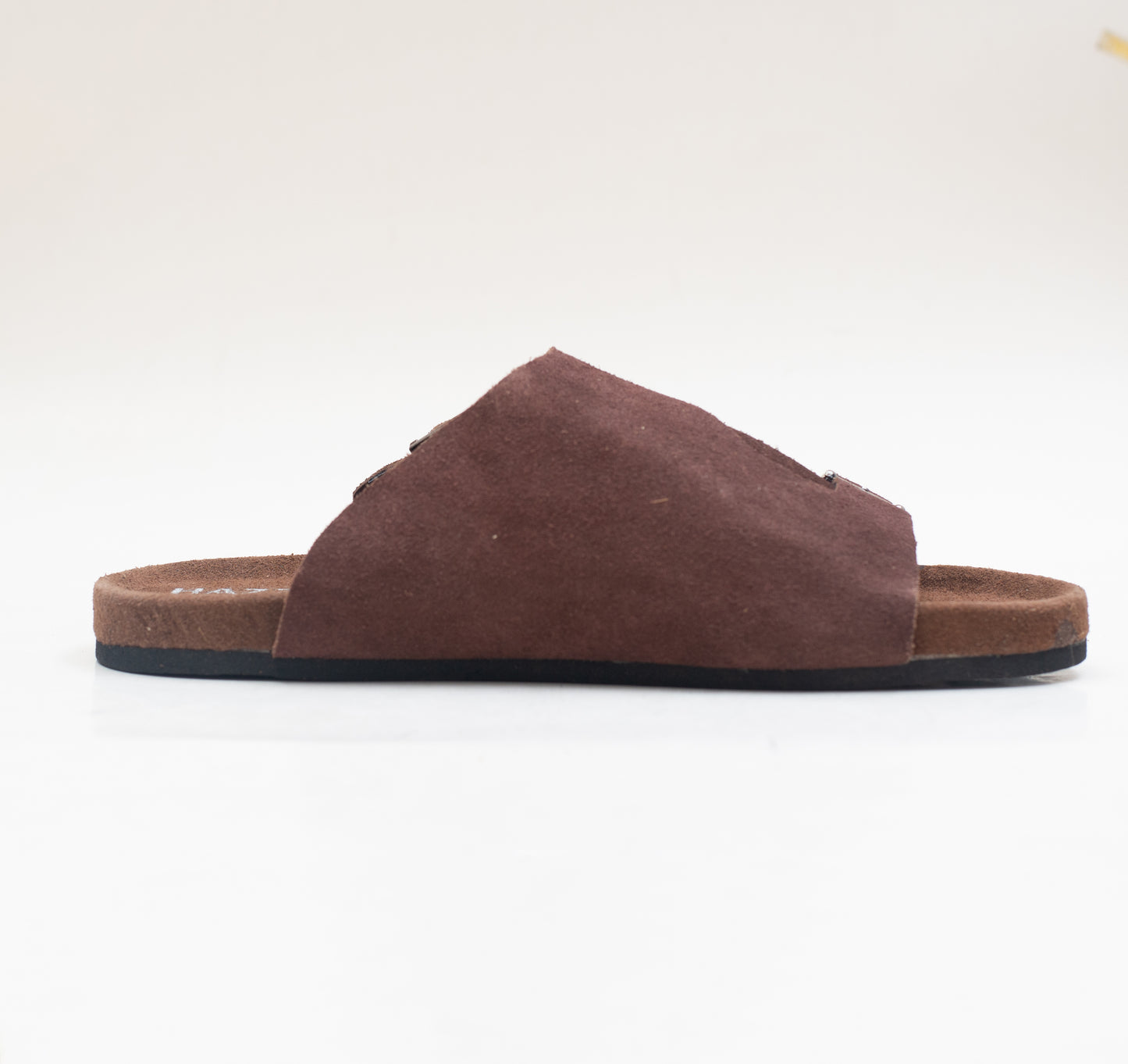 Suede Sandal - Double Belt