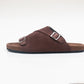 Suede Sandal - Double Belt