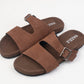 Suede Sandal - Dark Chocolate