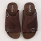 Suede Sandal - Double Belt