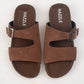 Suede Sandal - Dark Chocolate