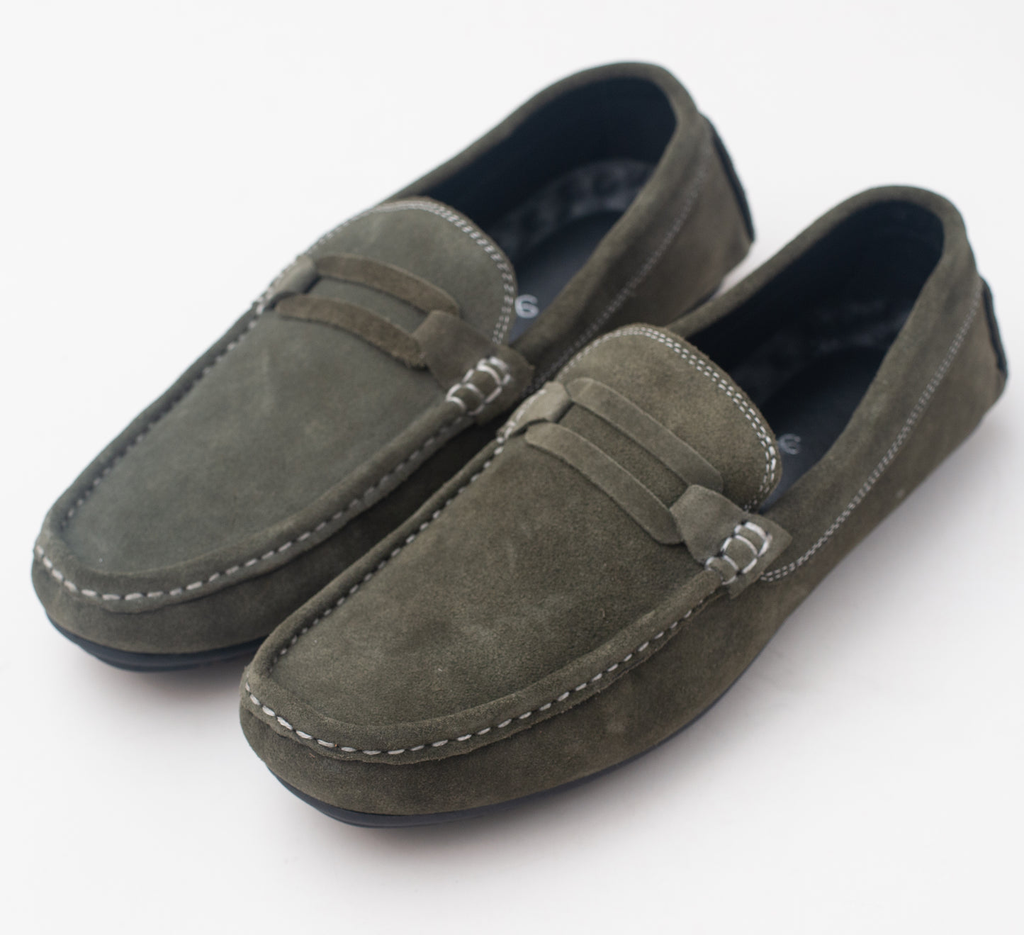 Suede Olive Loafer