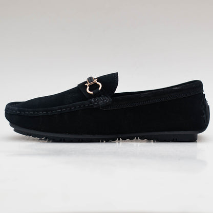 Suede Black Loafer - 02