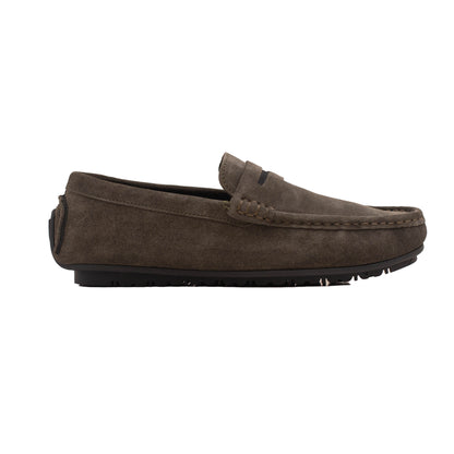Suede Gray Loafer