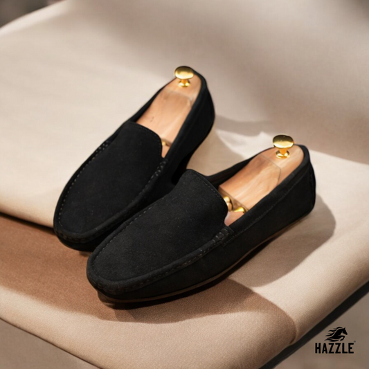 Suede Black Loafer-01