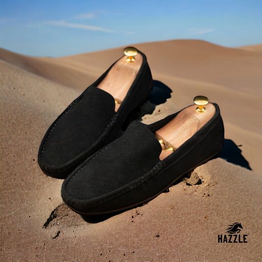 Suede Black Loafer-01