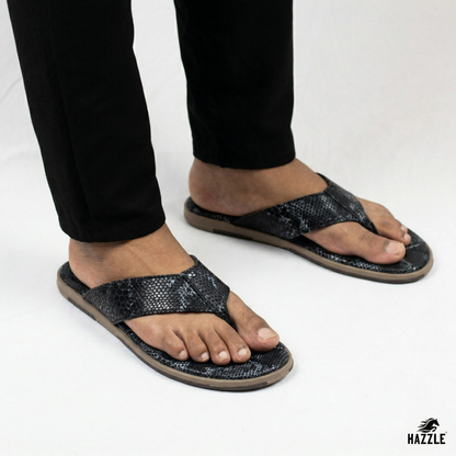 Snake Print - Slipper | Leather Sandal