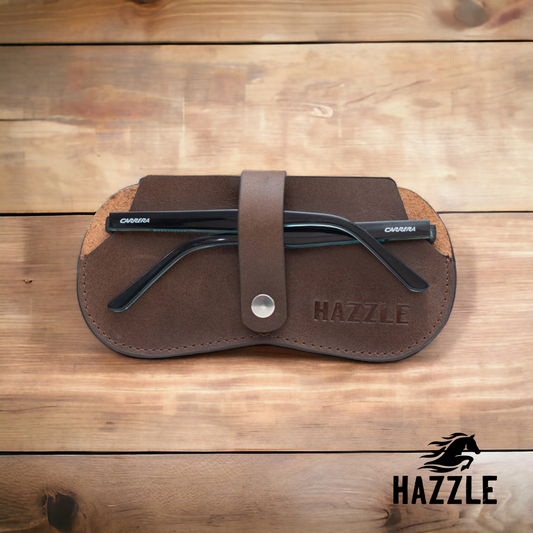 Leather Sunglass Cover - Brown