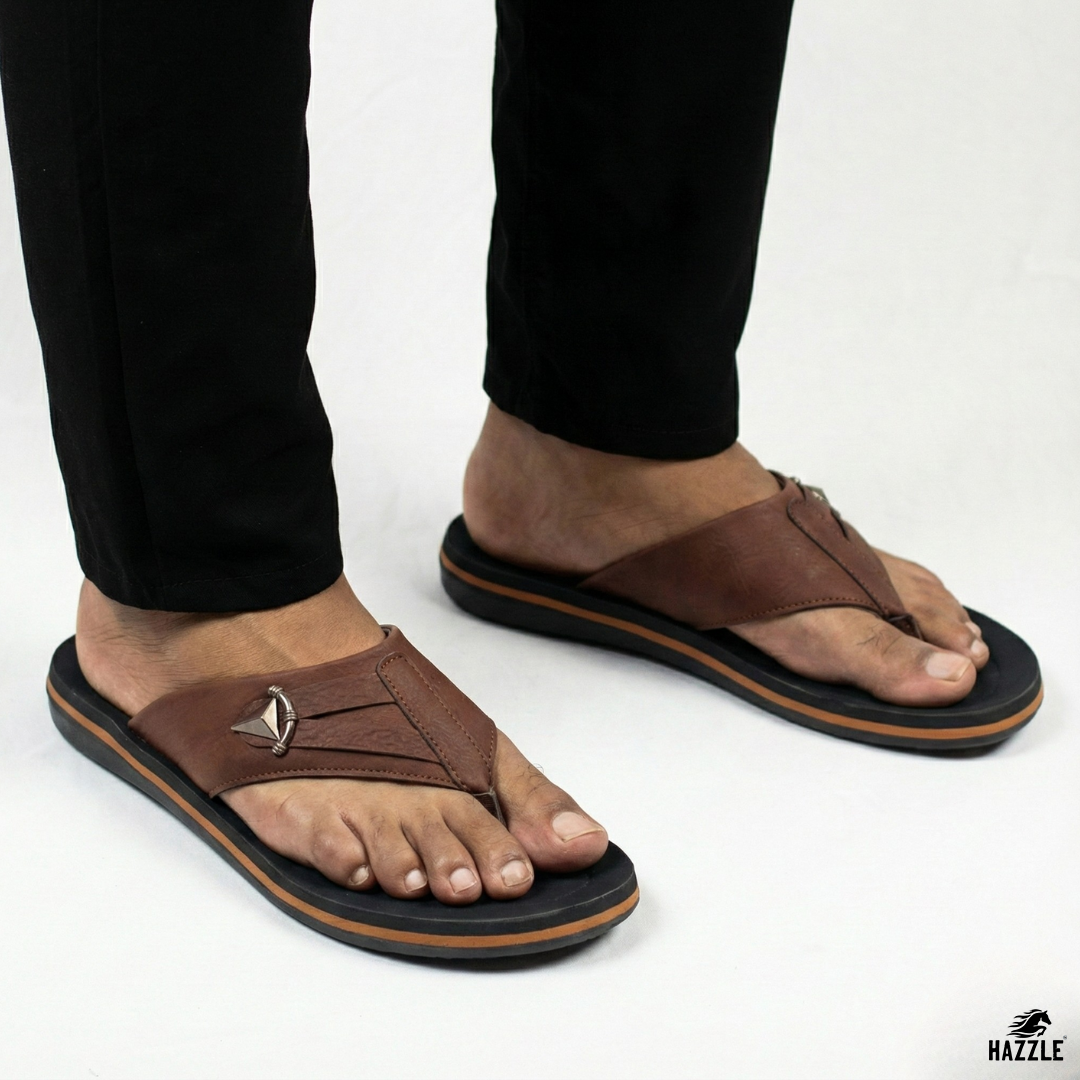 ANCHOR - Chocolate | Leather Sandal