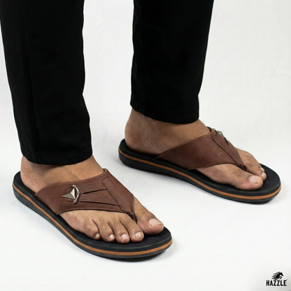 ANCHOR - Chocolate | Leather Sandal