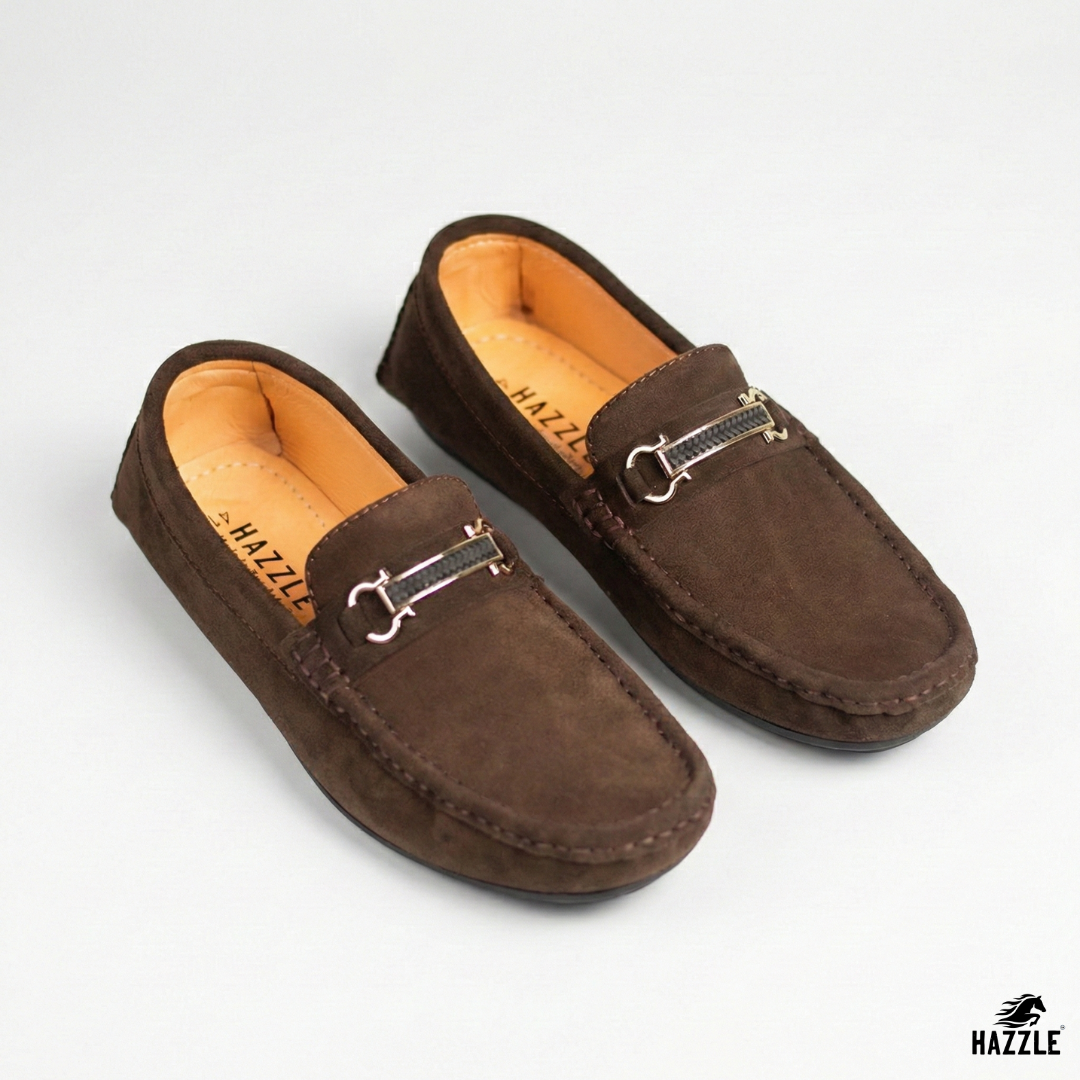 Suede Brown Loafer - 02