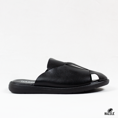 COAL - Black | Premium Leather Sandal
