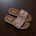 Narcotic Tiger Print - White | Printed Leather Sandal
