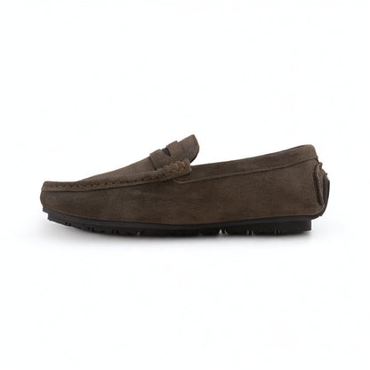 Suede Gray Loafer
