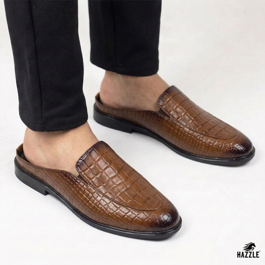 Croco Dice Half Shoe - Master