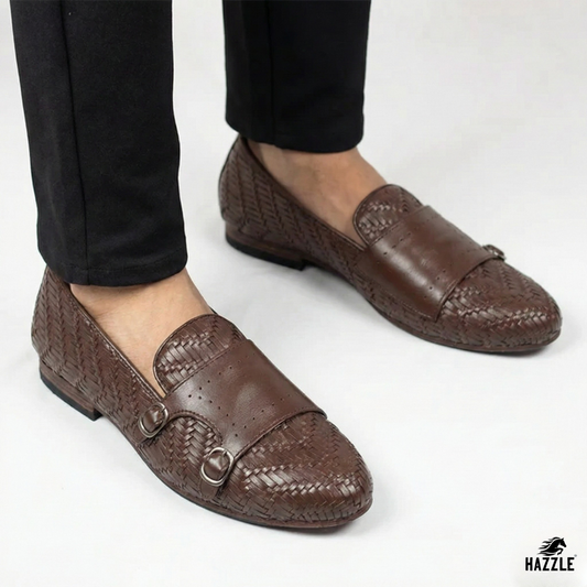 Braided Double Monk - Brown