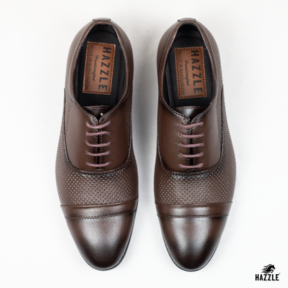 Textured Oxford - Brown