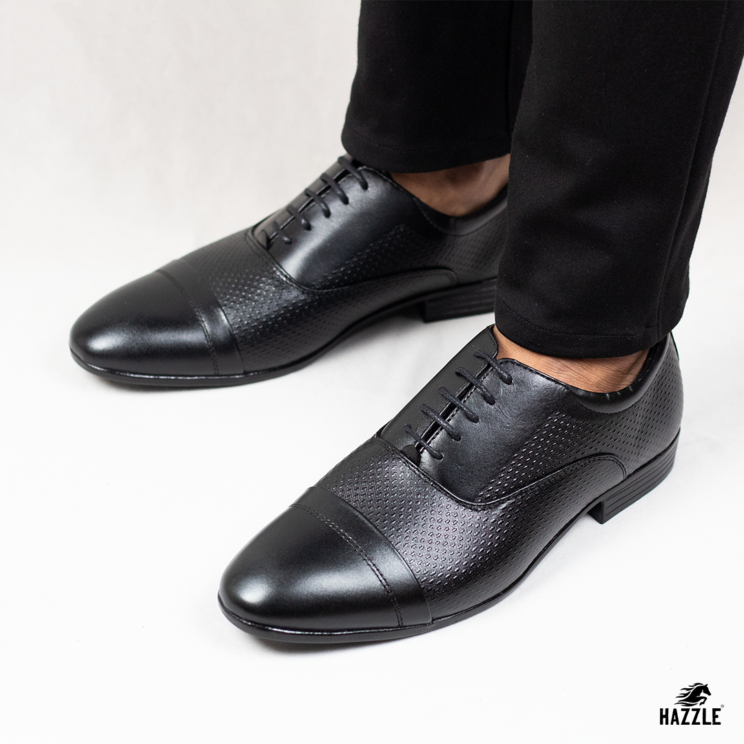 Textured Oxford - Black