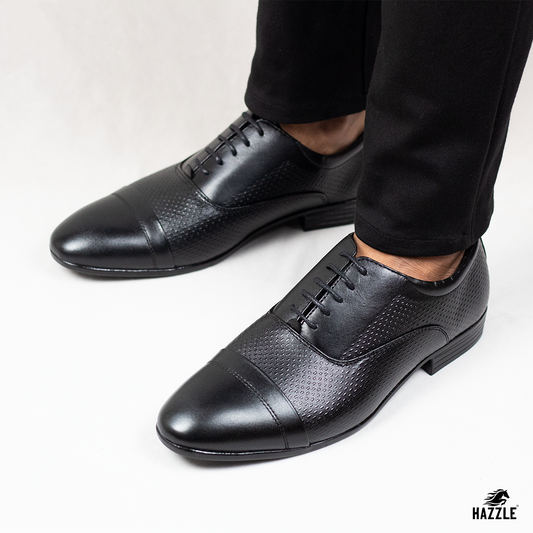 Textured Oxford - Black