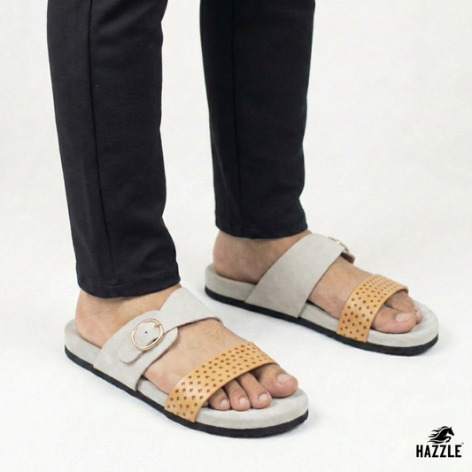 PEARL - White | Suede Leather Sandal