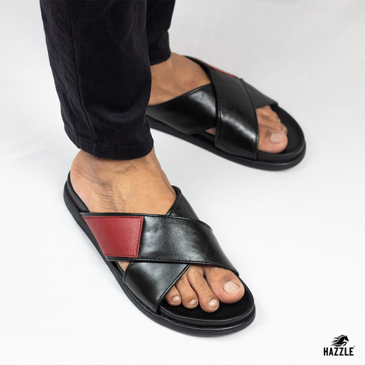 Posh Black | Premium Leather Sandal