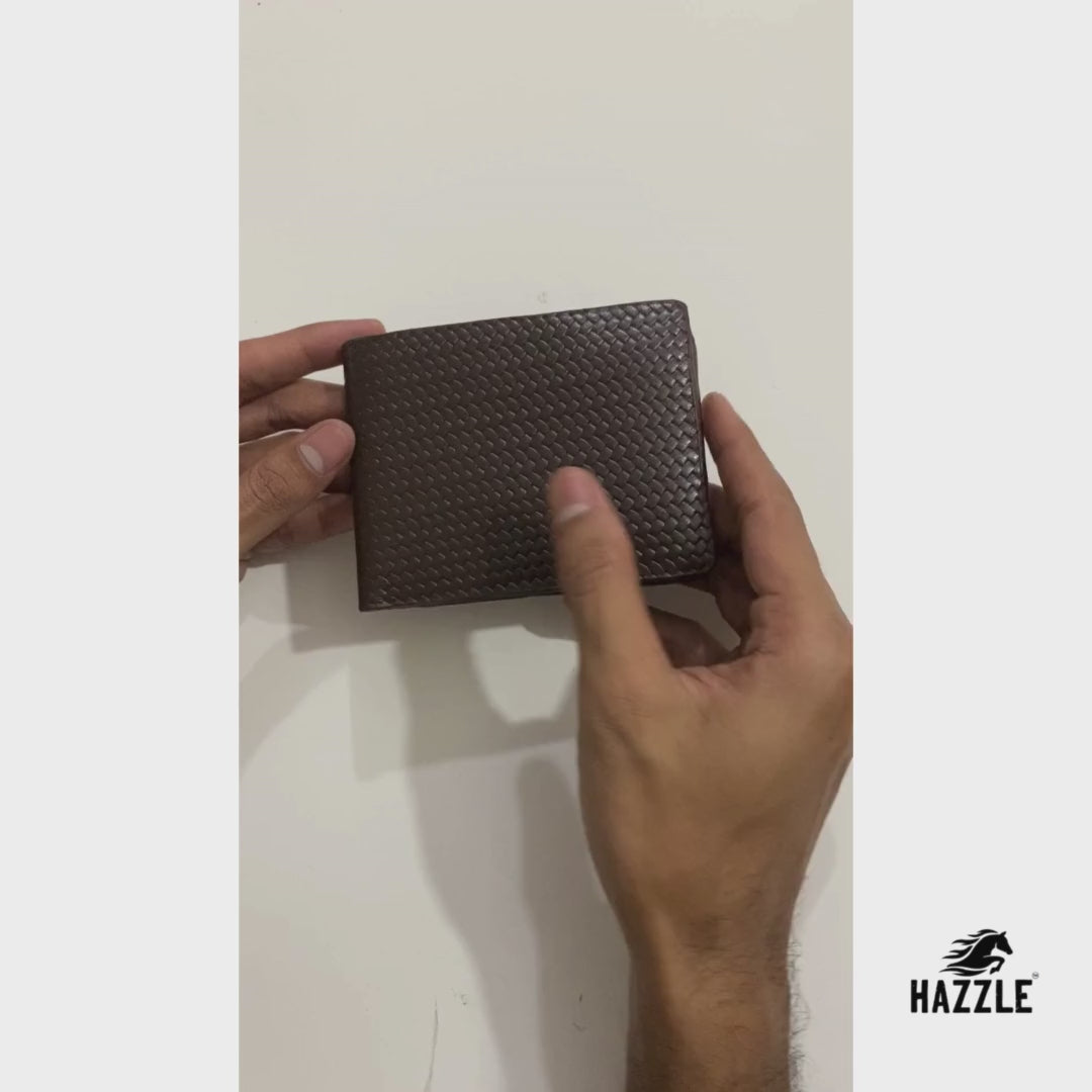 Braided Wallet Short - Chocolate