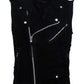 Biker Steam Punk - Suede Leather Waistcoat