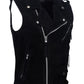 Biker Steam Punk - Suede Leather Waistcoat