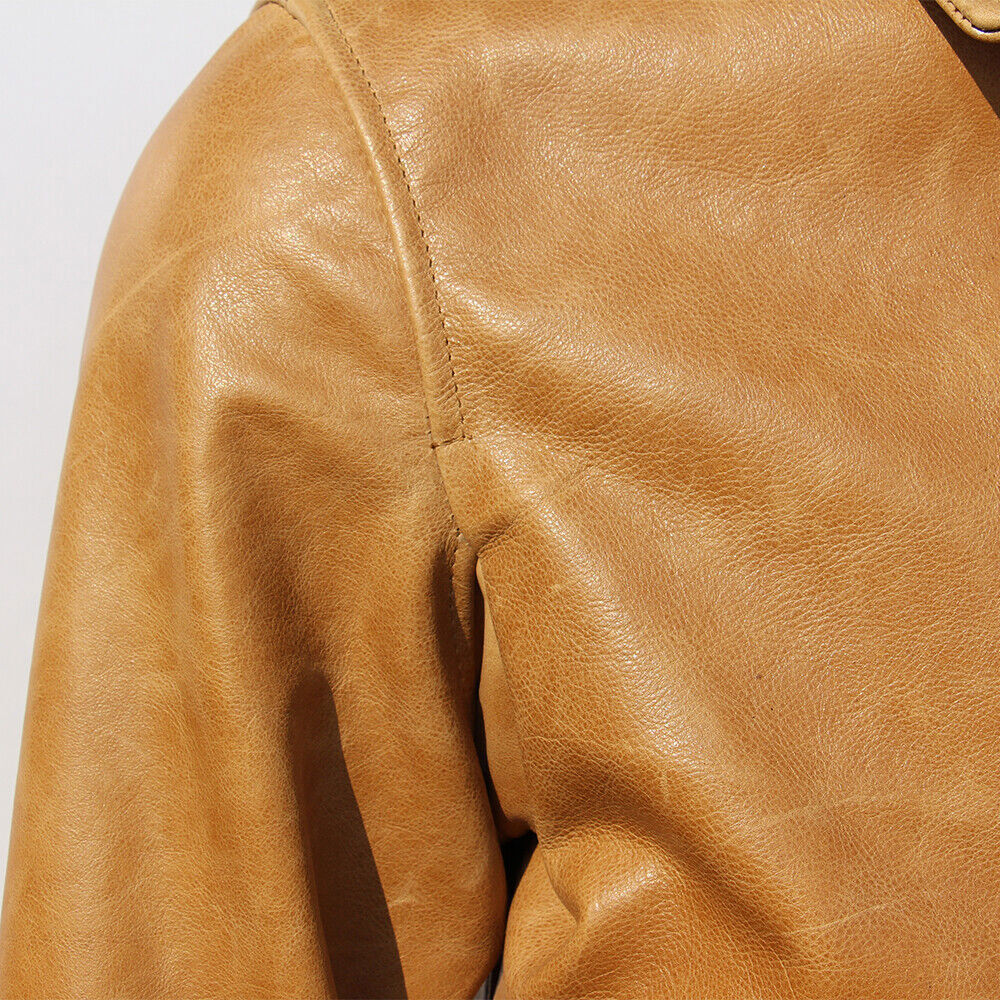 Classic Coat Leather Jacket - Oil Waxed Leather