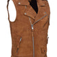 Biker Steam Punk - Suede Leather Waistcoat