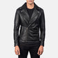 Side Lace Brando Style Marlon Biker Leather Jacket