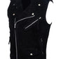 Biker Steam Punk - Suede Leather Waistcoat