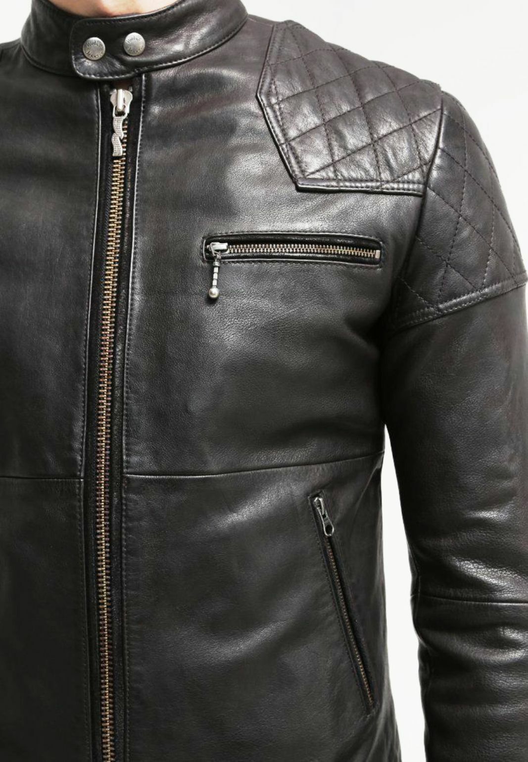 Men's Genuine Lambskin Leather Jacket