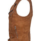 Biker Steam Punk - Suede Leather Waistcoat