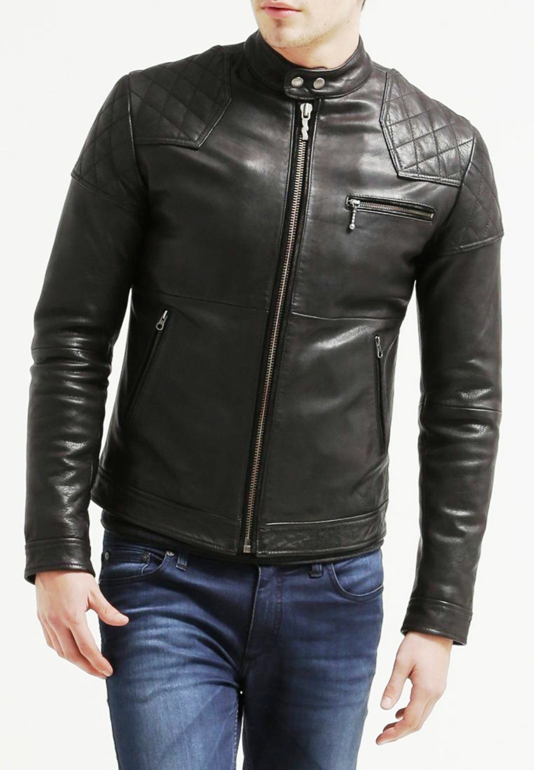 Men's Genuine Lambskin Leather Jacket