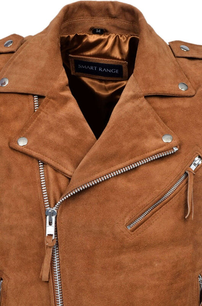 Biker Steam Punk - Suede Leather Waistcoat