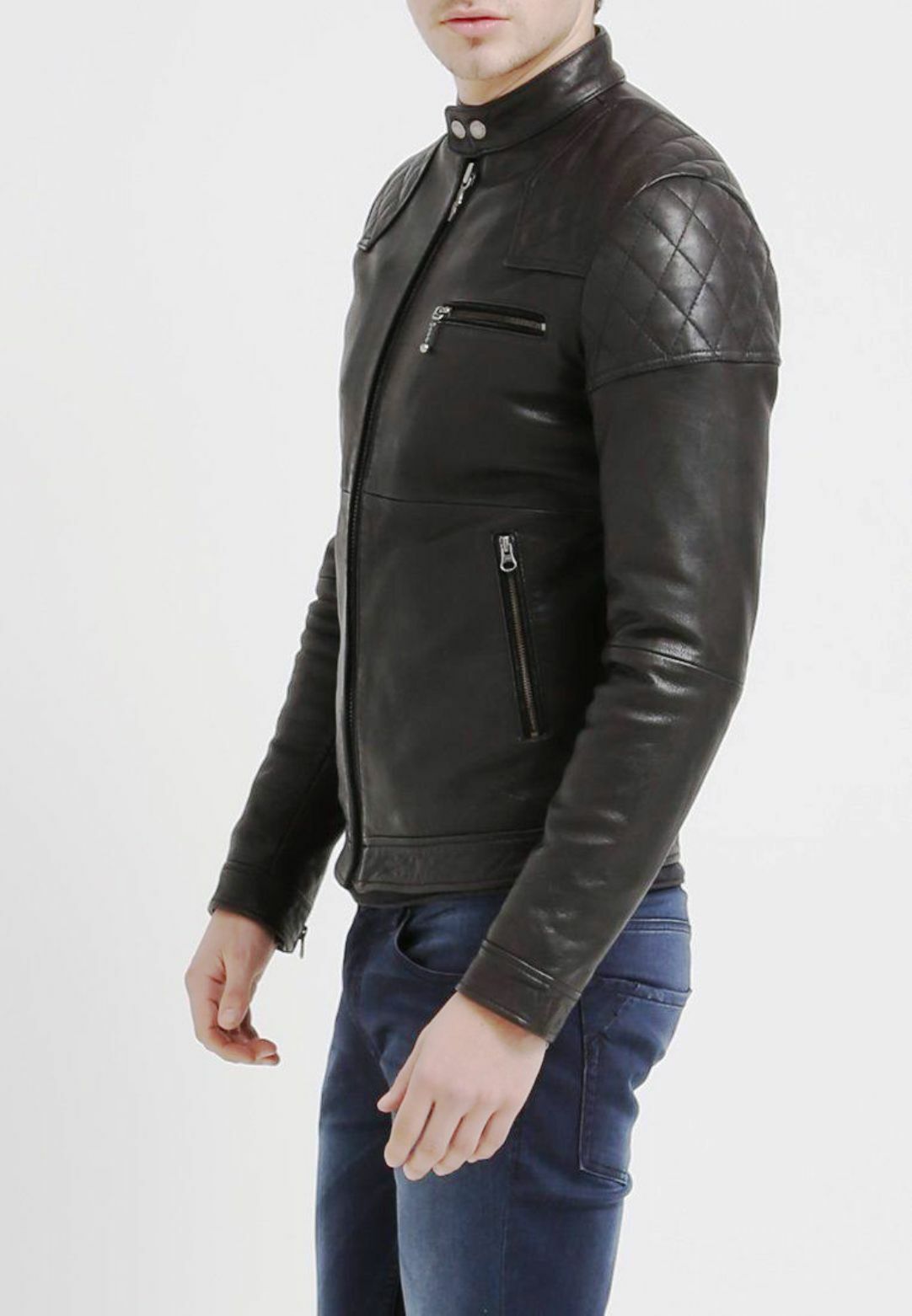 Men's Genuine Lambskin Leather Jacket