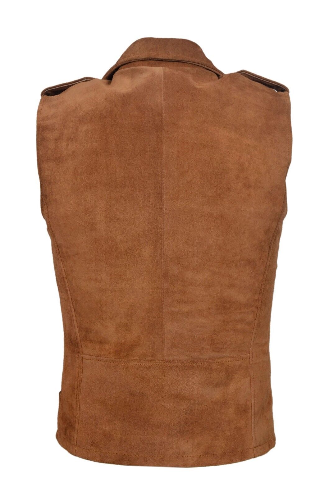 Biker Steam Punk - Suede Leather Waistcoat