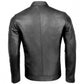 Men's Stylish Black Biker Fashion Leather Jacket