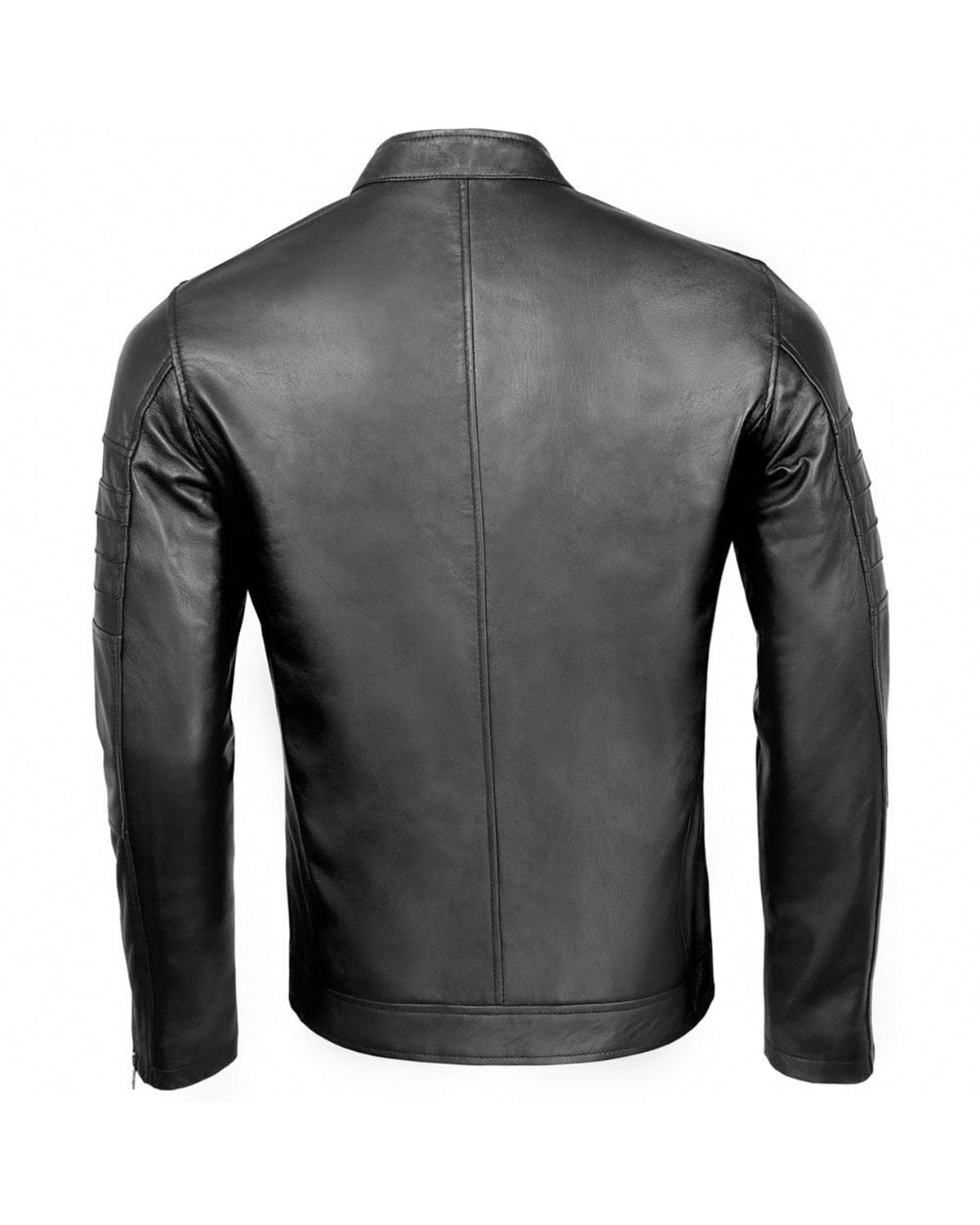 Men's Stylish Black Biker Fashion Leather Jacket