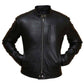 Men's Black Bike Hunt Leather Jacket