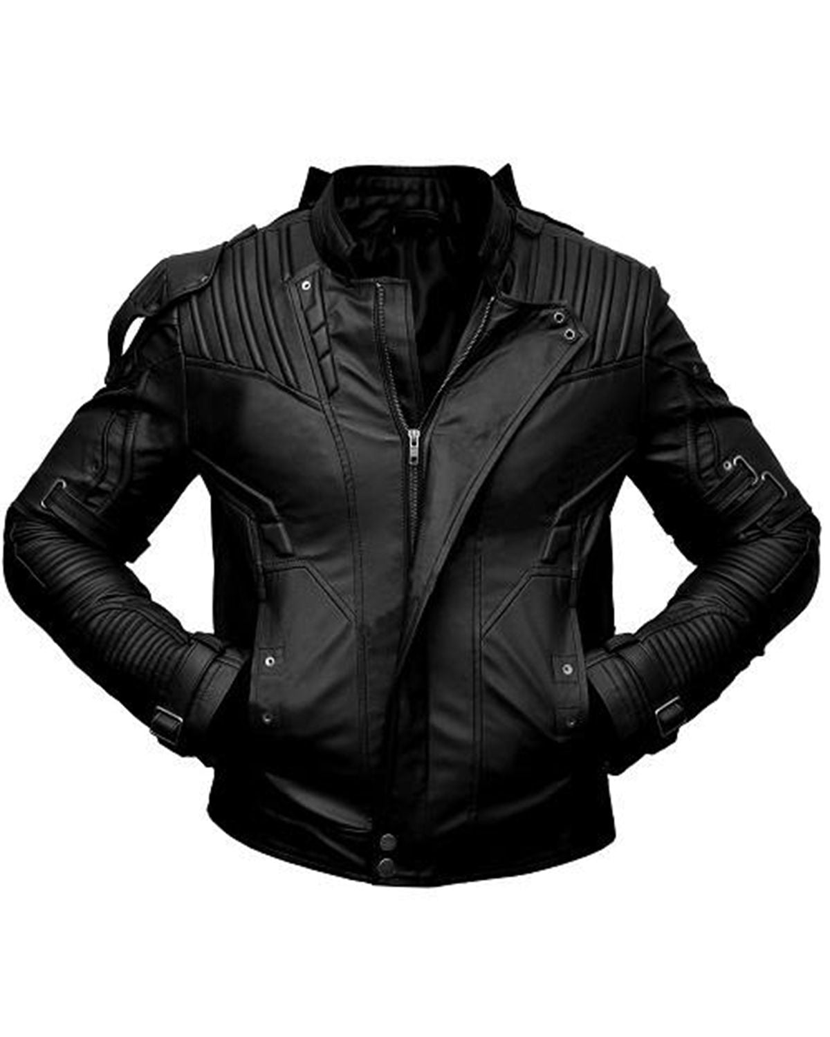 Men’s Cowhide Lord Black Leather Jacket