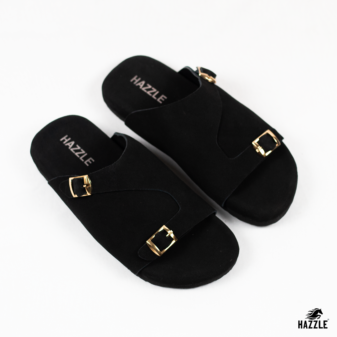 Suede Sandal - Double Belt Series