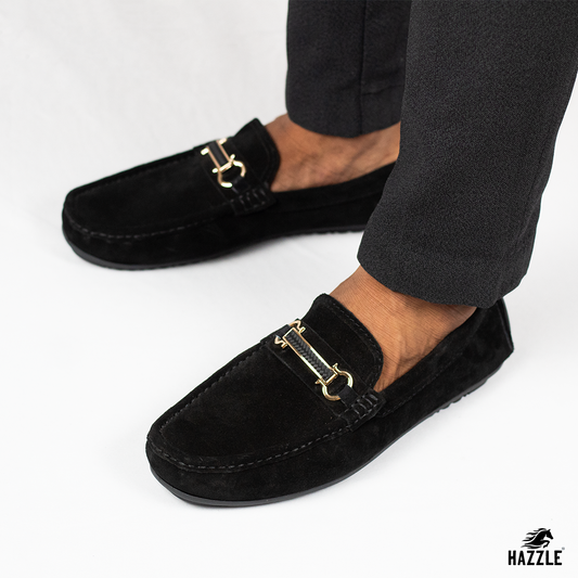 Suede Black Loafer - 02