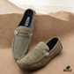 Suede Olive Loafer