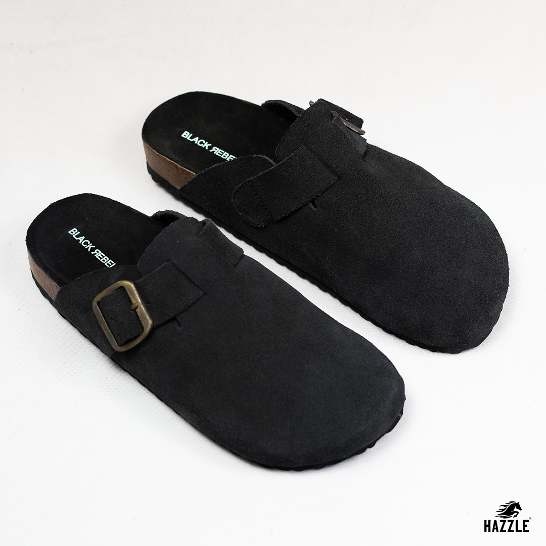 TEXAS - Black | Imported Leather Sandal