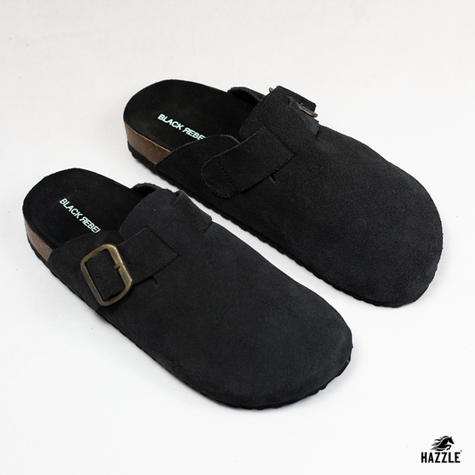 TEXAS - Black | Imported Leather Sandal
