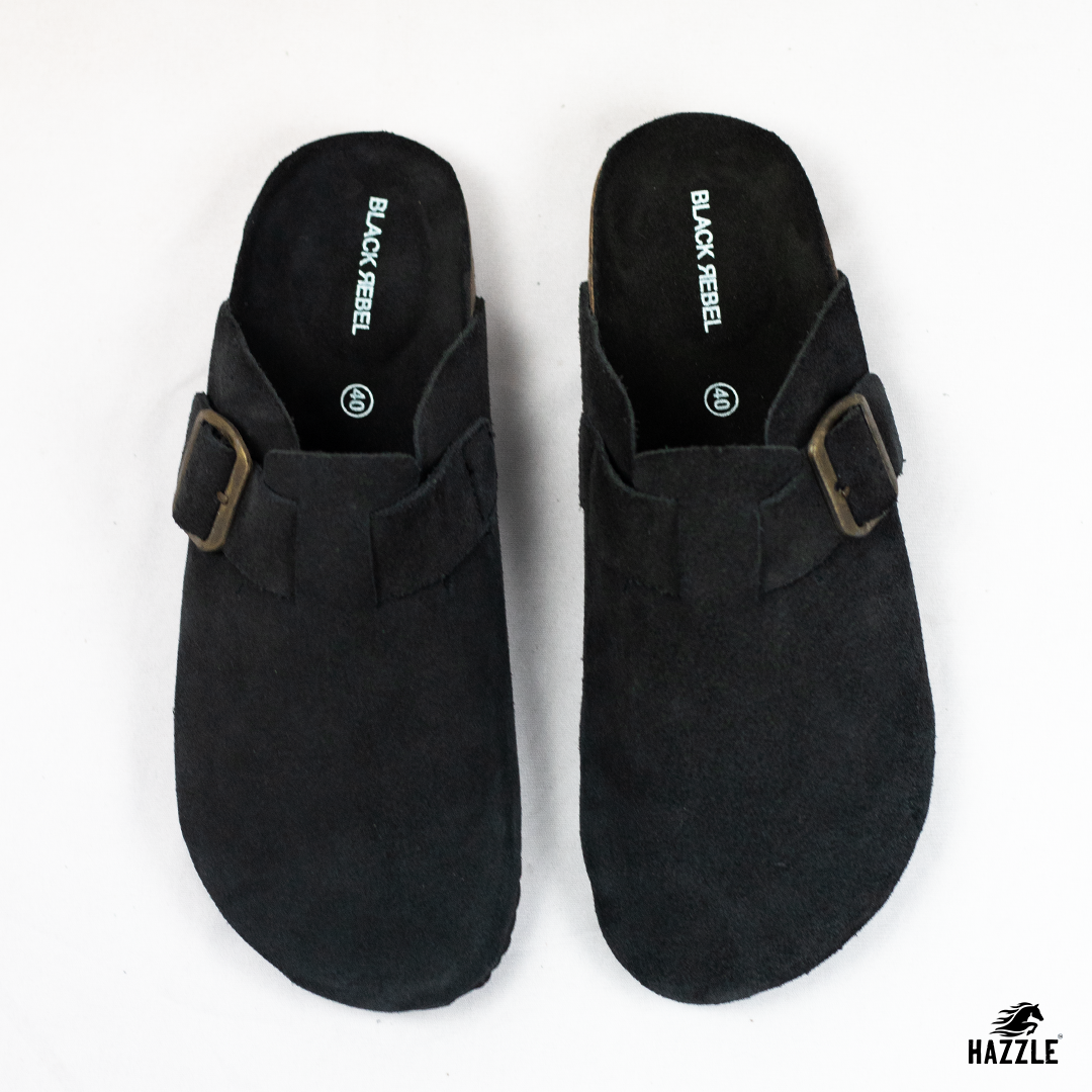 TEXAS - Black | Imported Leather Sandal